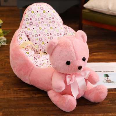 Portable Baby Plush Chair Support Seat Pillow Protector Plush Cushion Toys